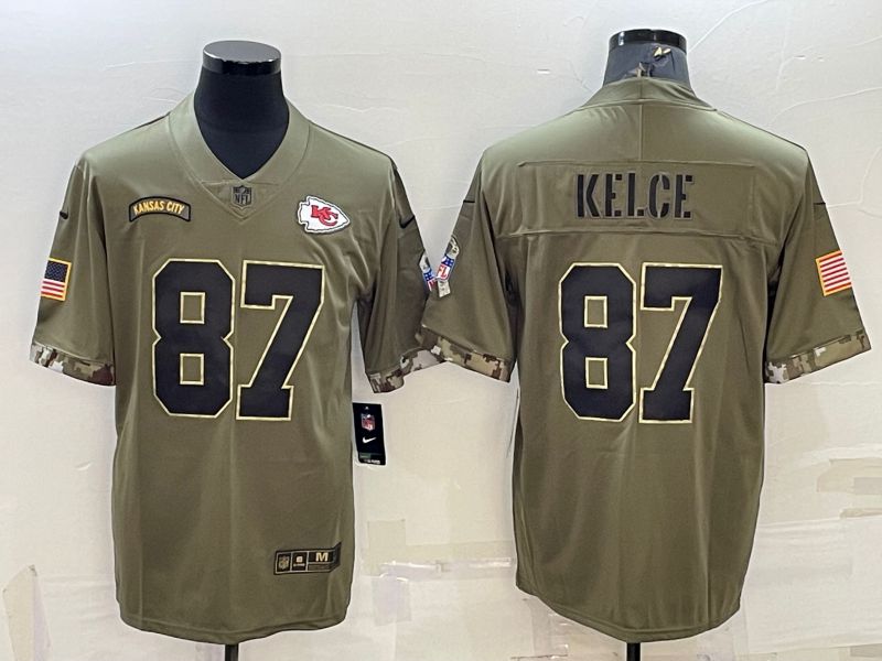 Men Kansas City Chiefs #87 Kelce Green 2022 Vapor Untouchable Limited Nike NFL Jersey->kansas city chiefs->NFL Jersey